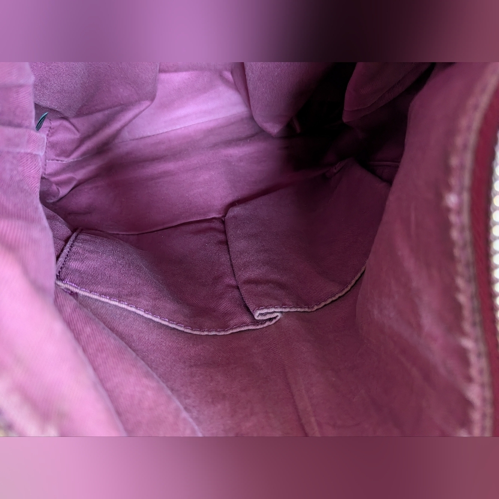 Fossil dark Pink Leather Shoulder Bag - Picture 7 of 14